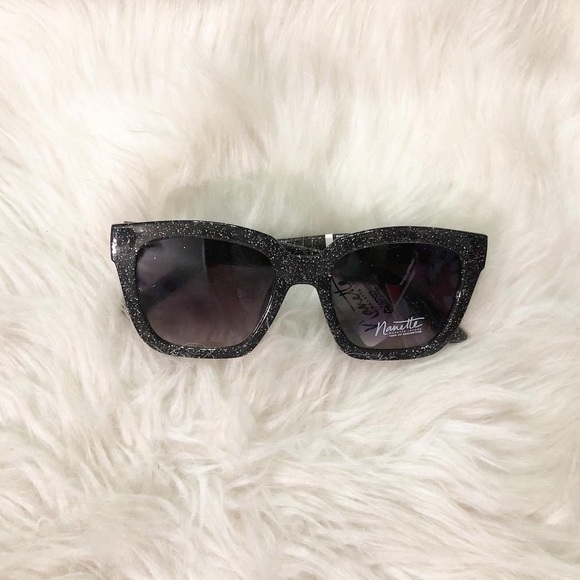 Nanette Lepore Accessories - Nanette Lenore Black Glitter Sunglasses